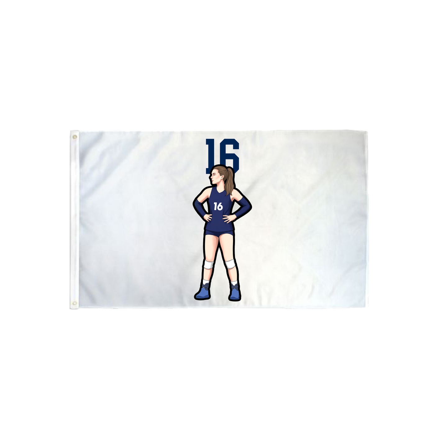 3x5 Flag — Number Top in Classic