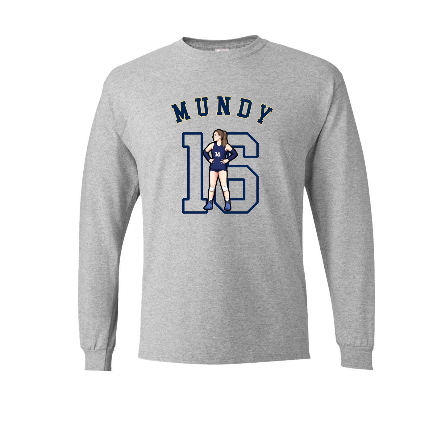 Long Sleeve Tee — Shirsey Arch in Grey