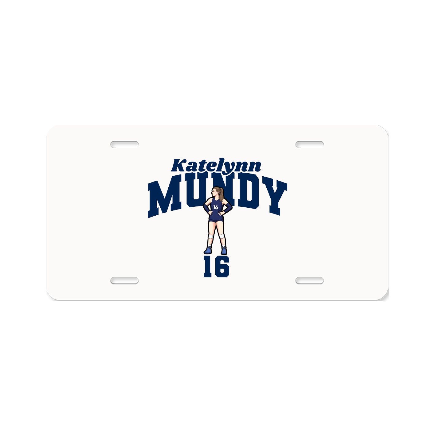 License Plate — Signature Arch in Classic