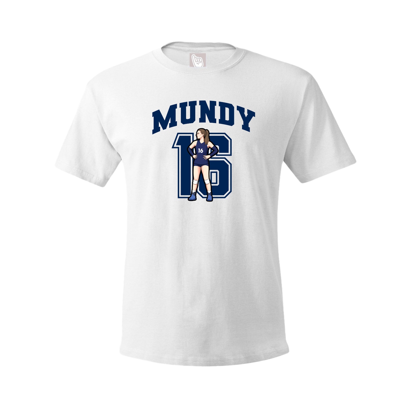Tee — Number in White