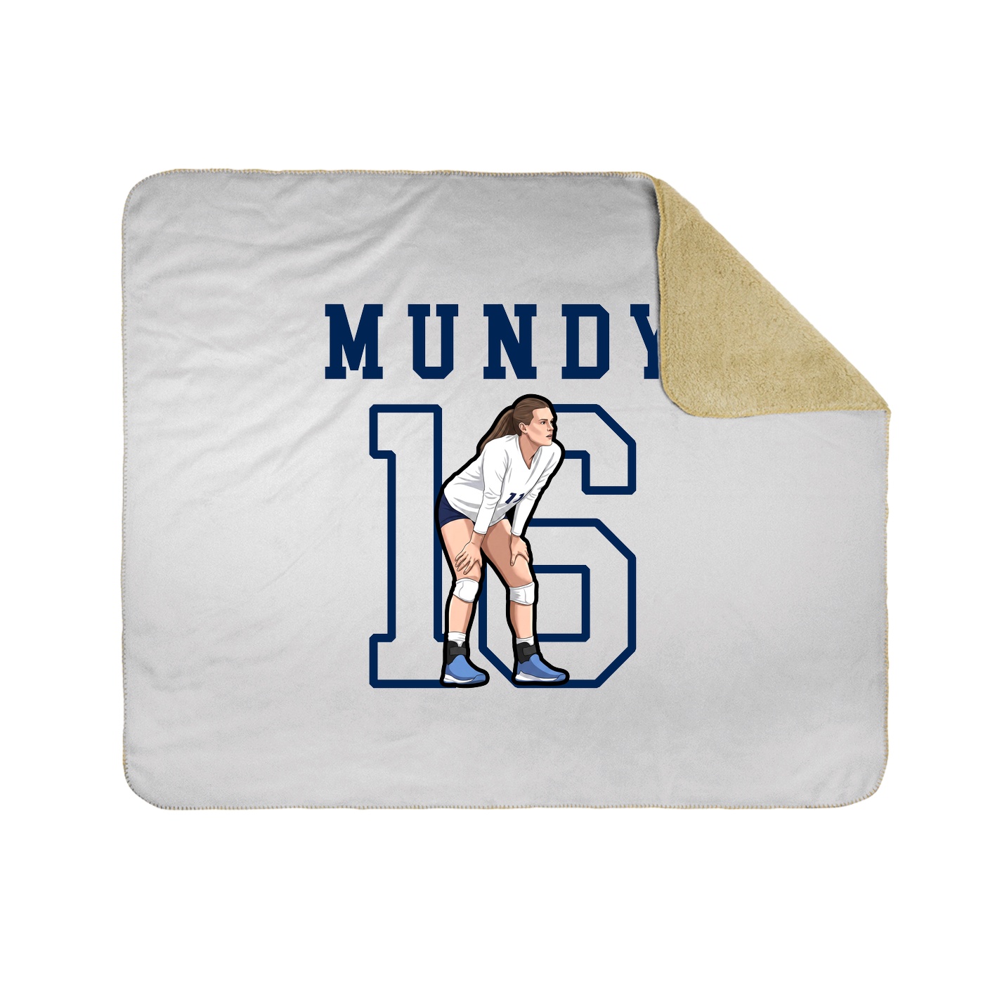 Throw Blanket — Shirsey in White