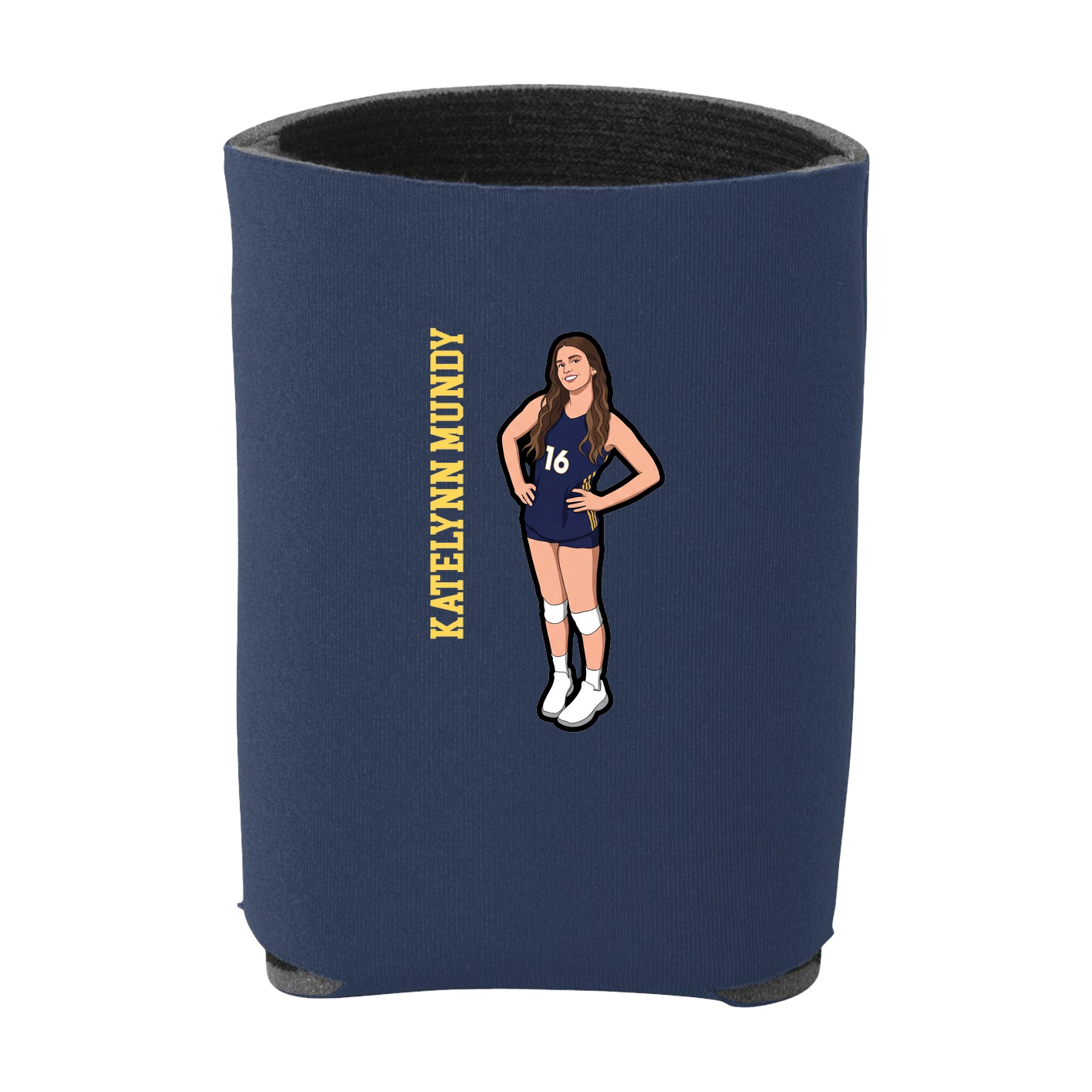 Can Holder — Name Vertical in Navy