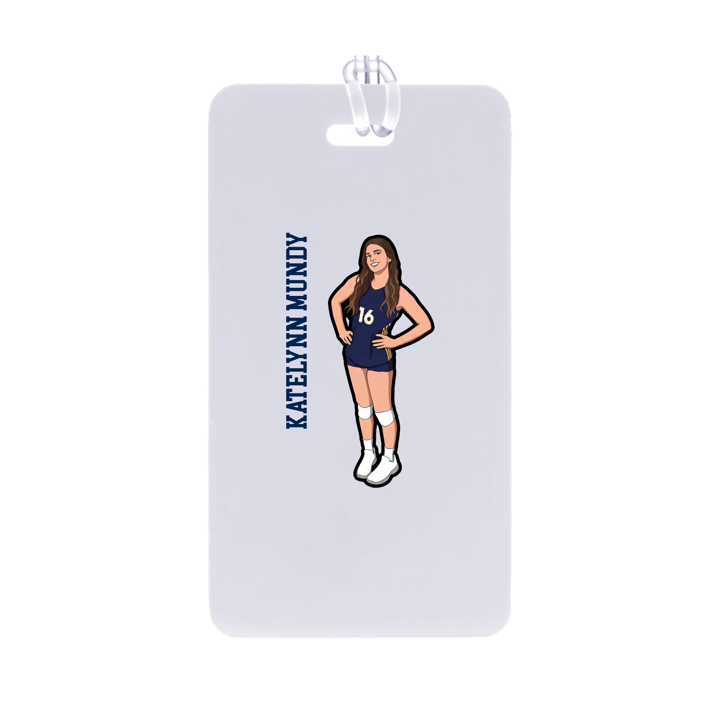 Bag Tag — Name Vertical in Classic
