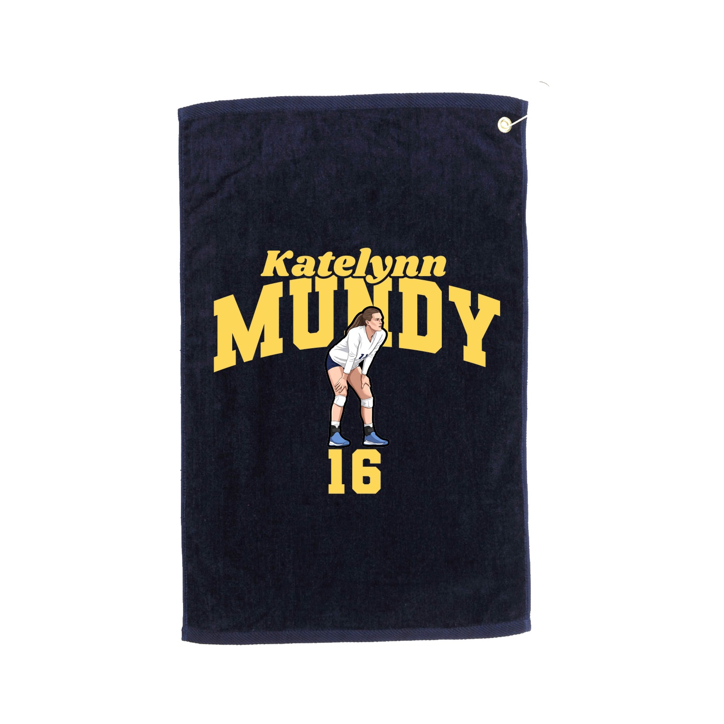 Golf Towel — Signature Arch in Navy
