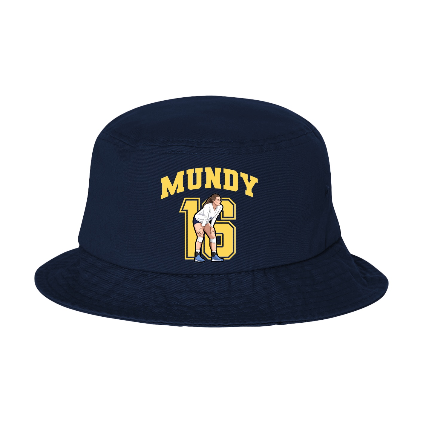 Bucket Cap — Number in Navy