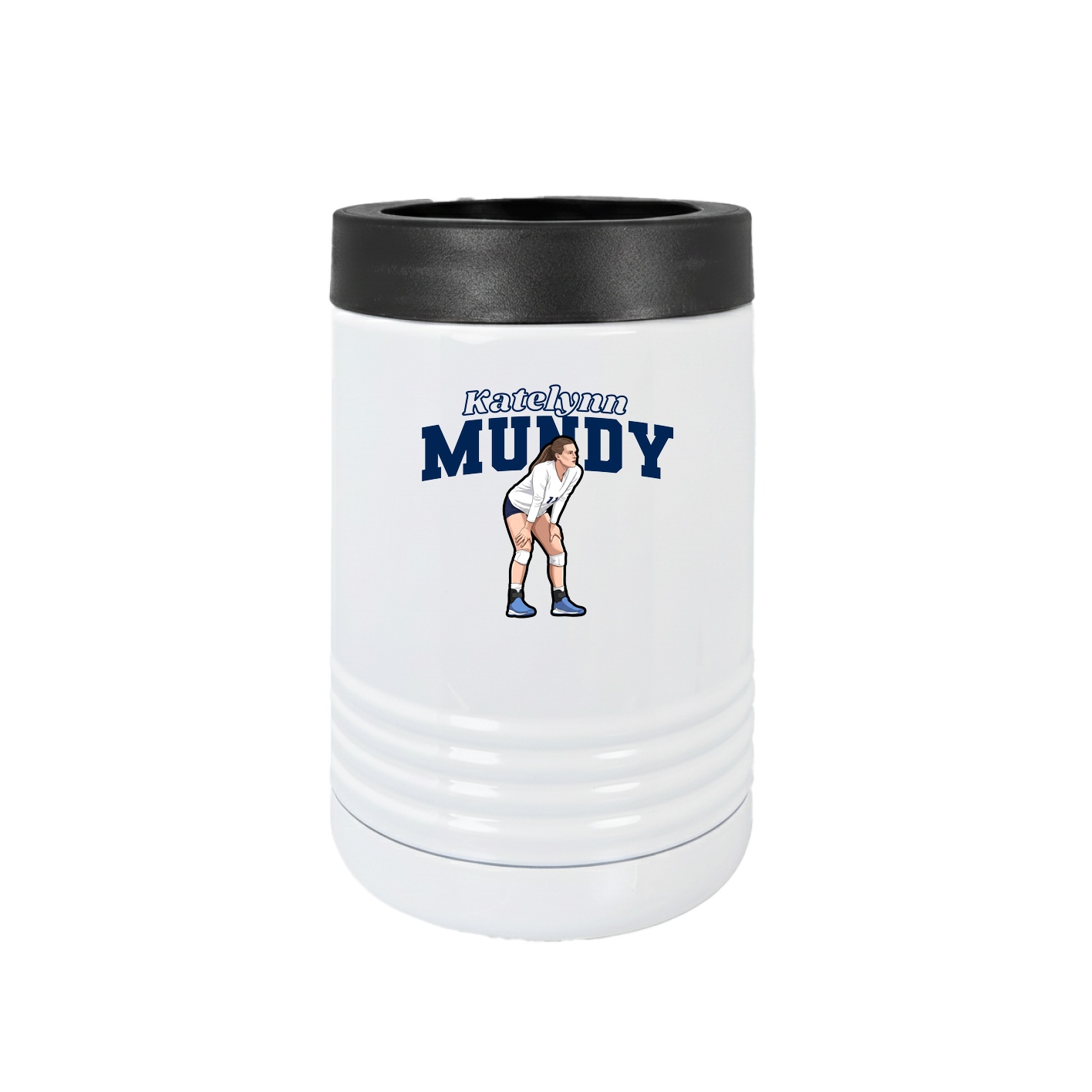 Beverage Holder — Name Arch in White