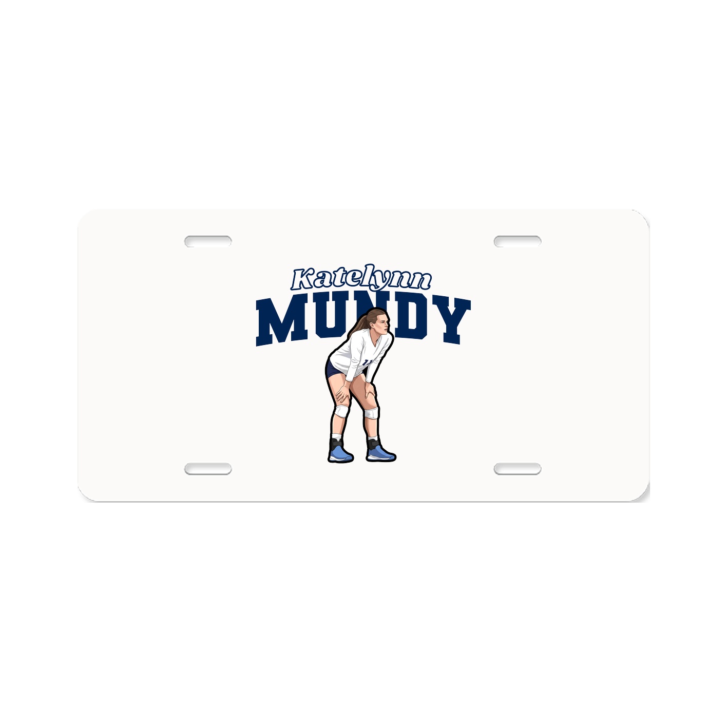 License Plate — Name Arch in Classic