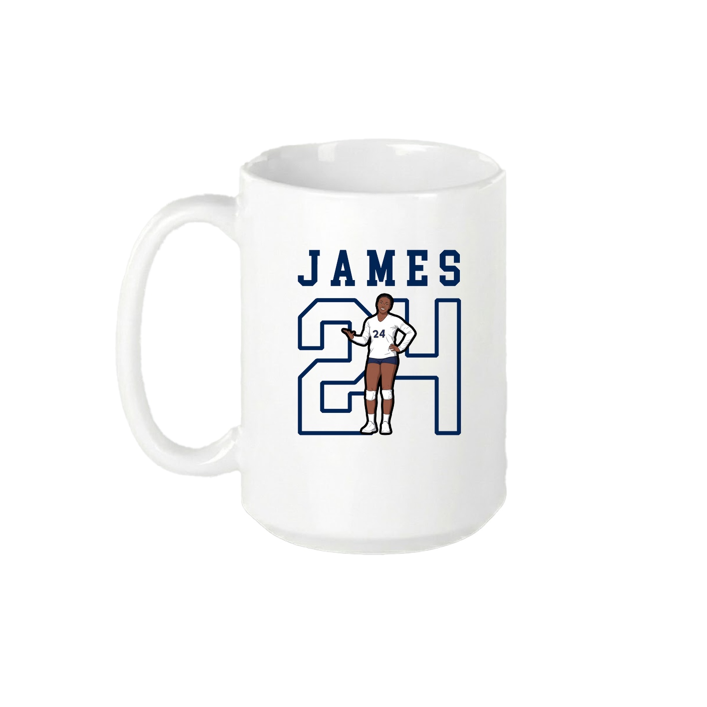 15oz Coffee Mug — Shirsey in White