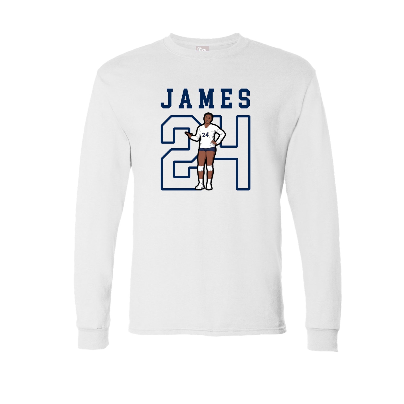 Long Sleeve Tee — Shirsey in White