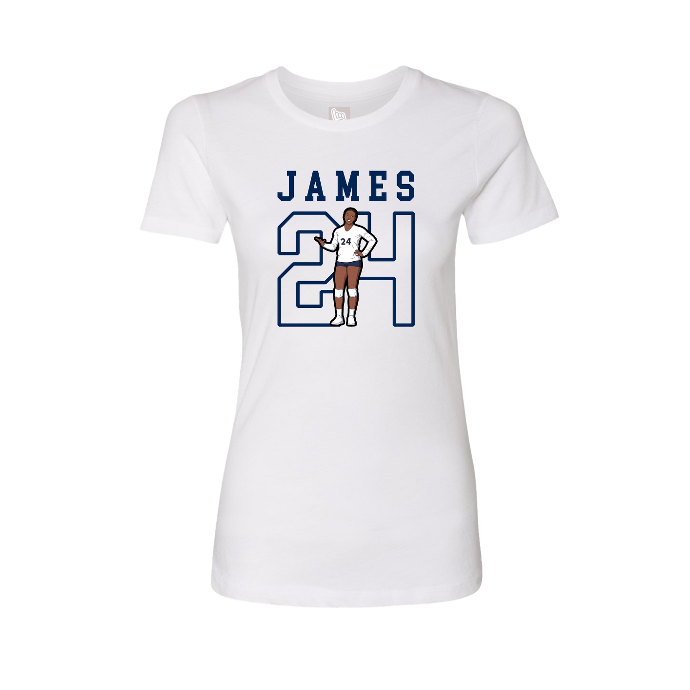 Fitted Women's Tee — Shirsey in White