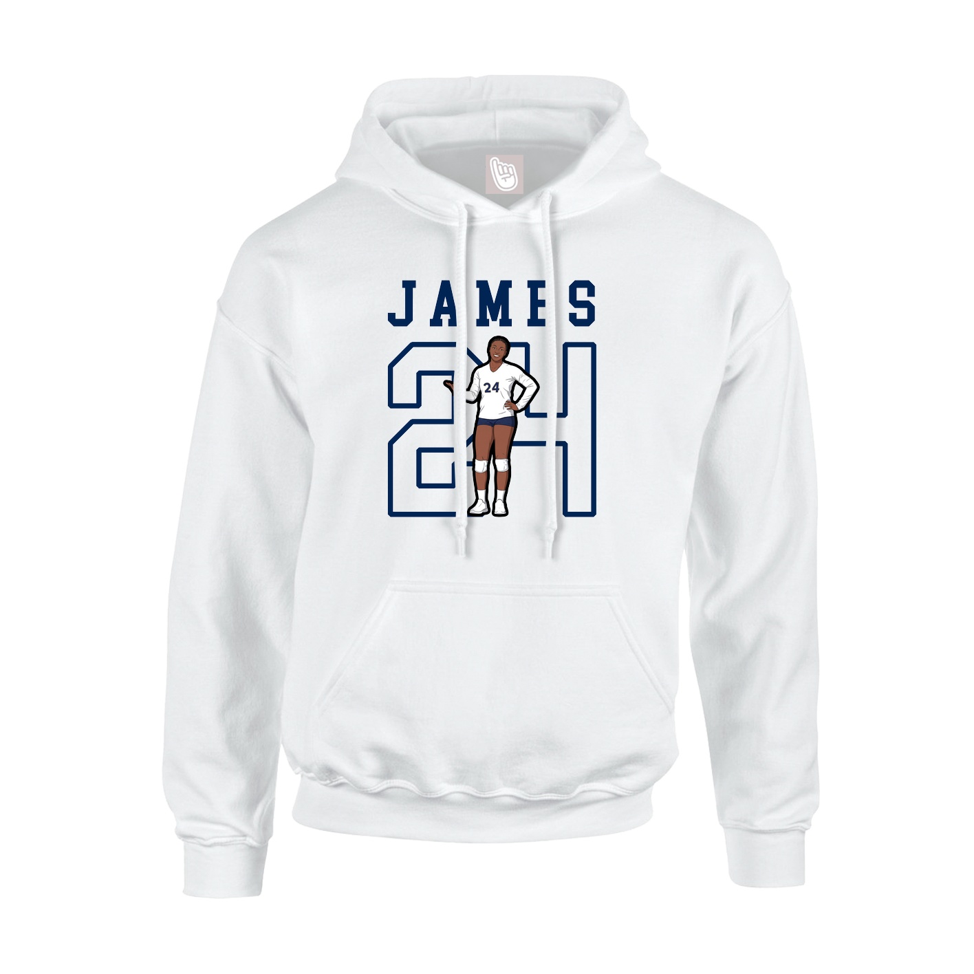 Youth Hoodie — Shirsey in White