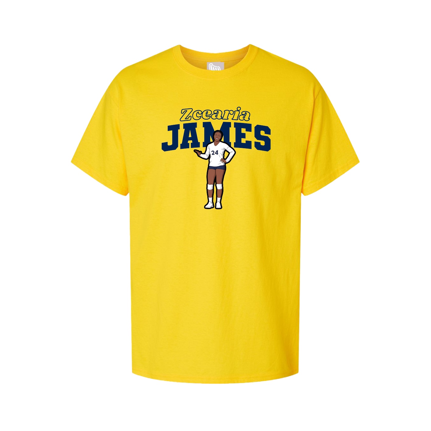 Tee — Name Arch in Gold