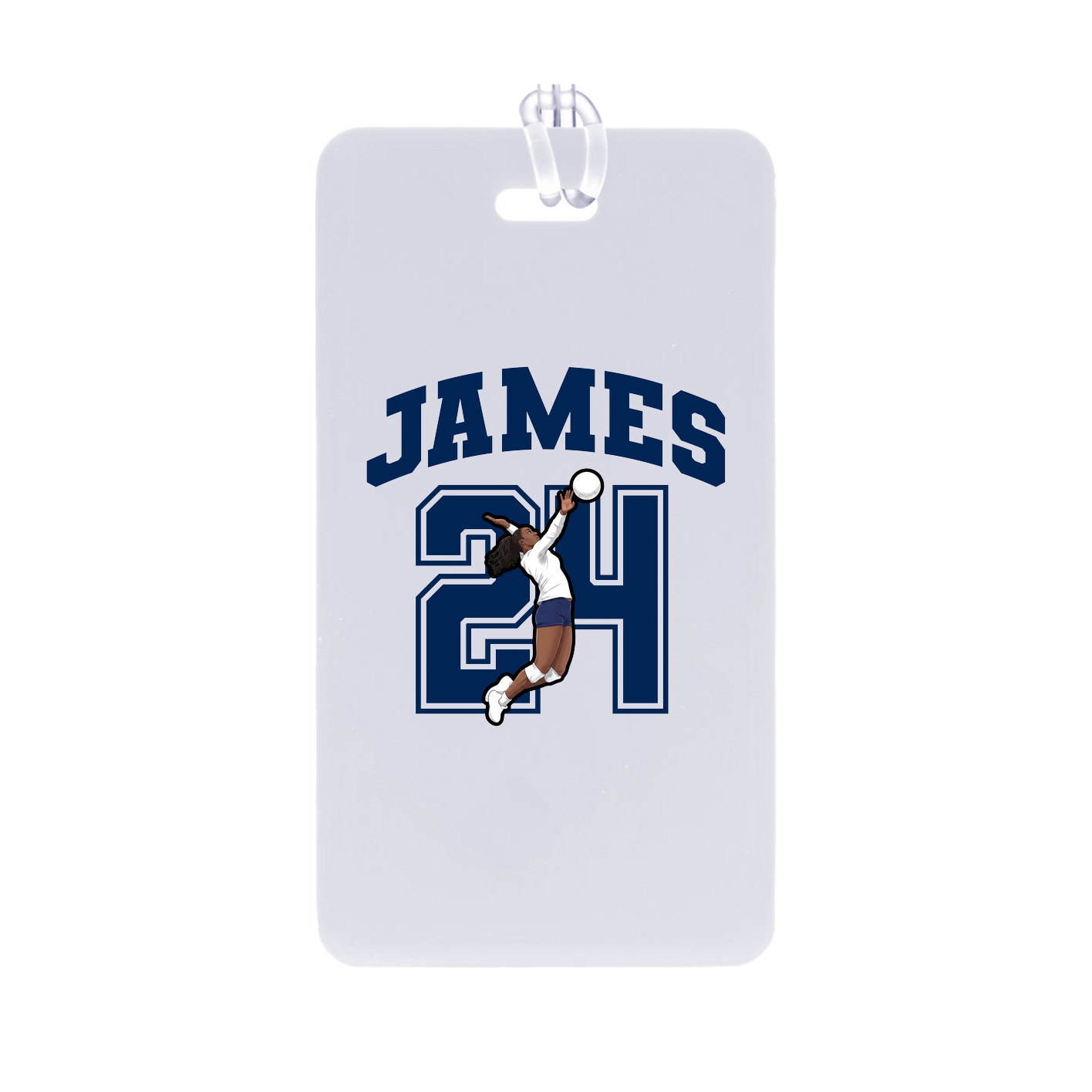 Bag Tag — Number in Classic