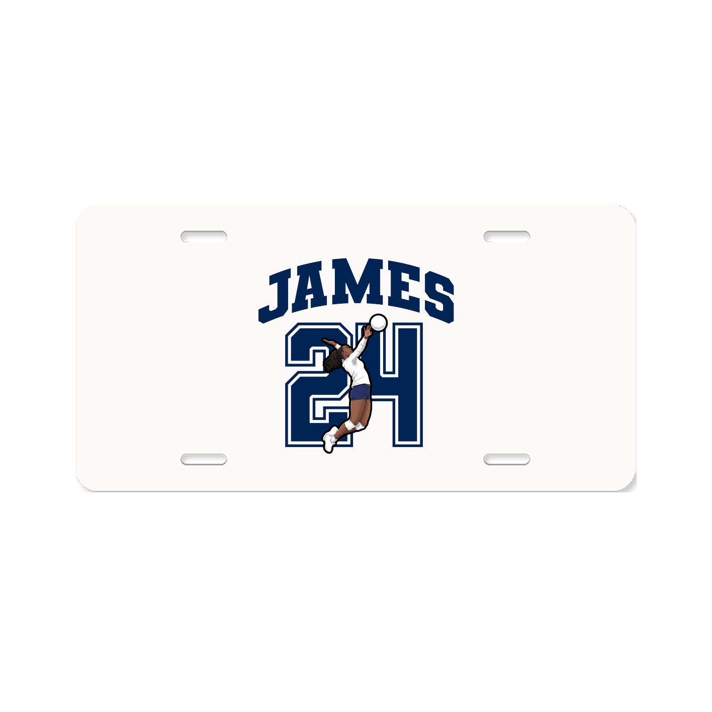 License Plate — Number in Classic