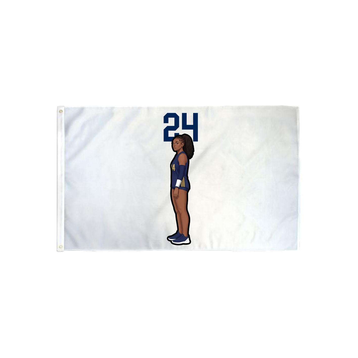3x5 Flag — Number Top in Classic