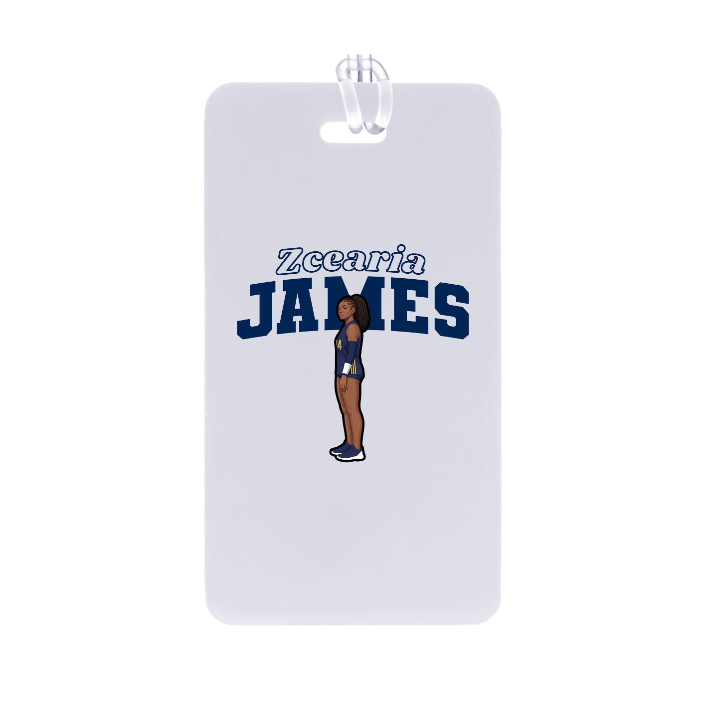 Bag Tag — Name Arch in Classic