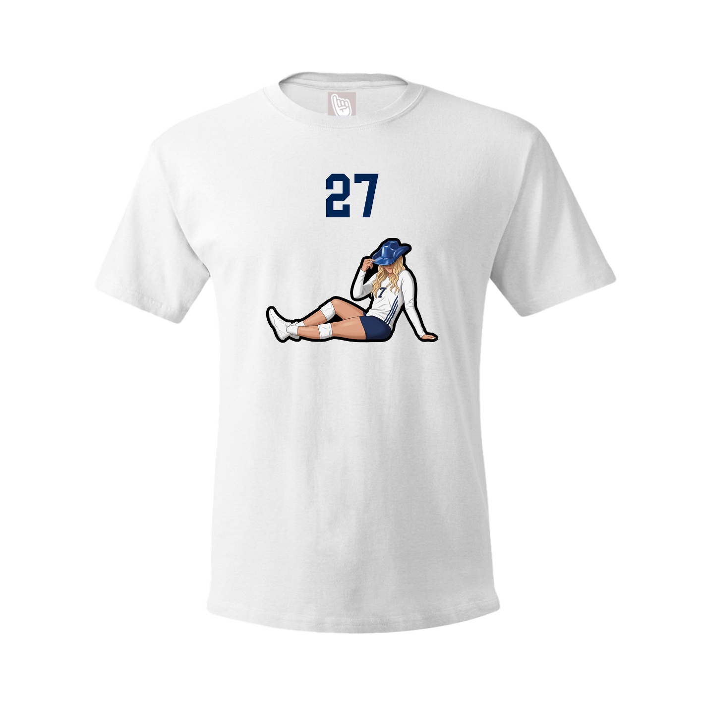 Tee — Number Top in White