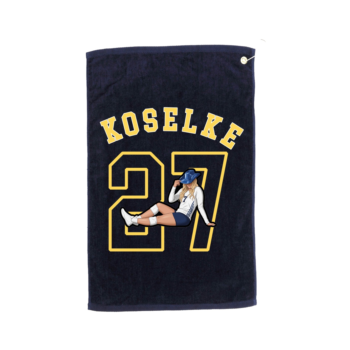 Golf Towel — Shirsey Arch in Navy