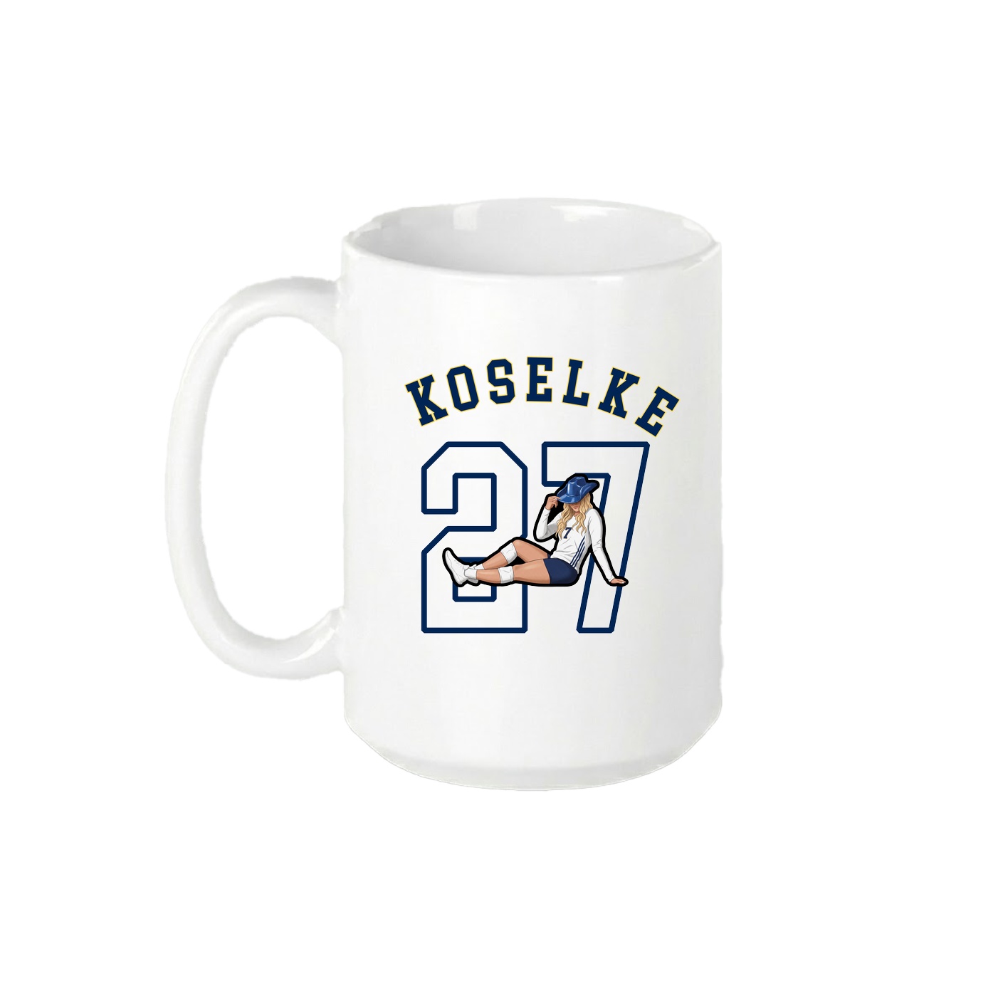 15oz Coffee Mug — Shirsey Arch in White