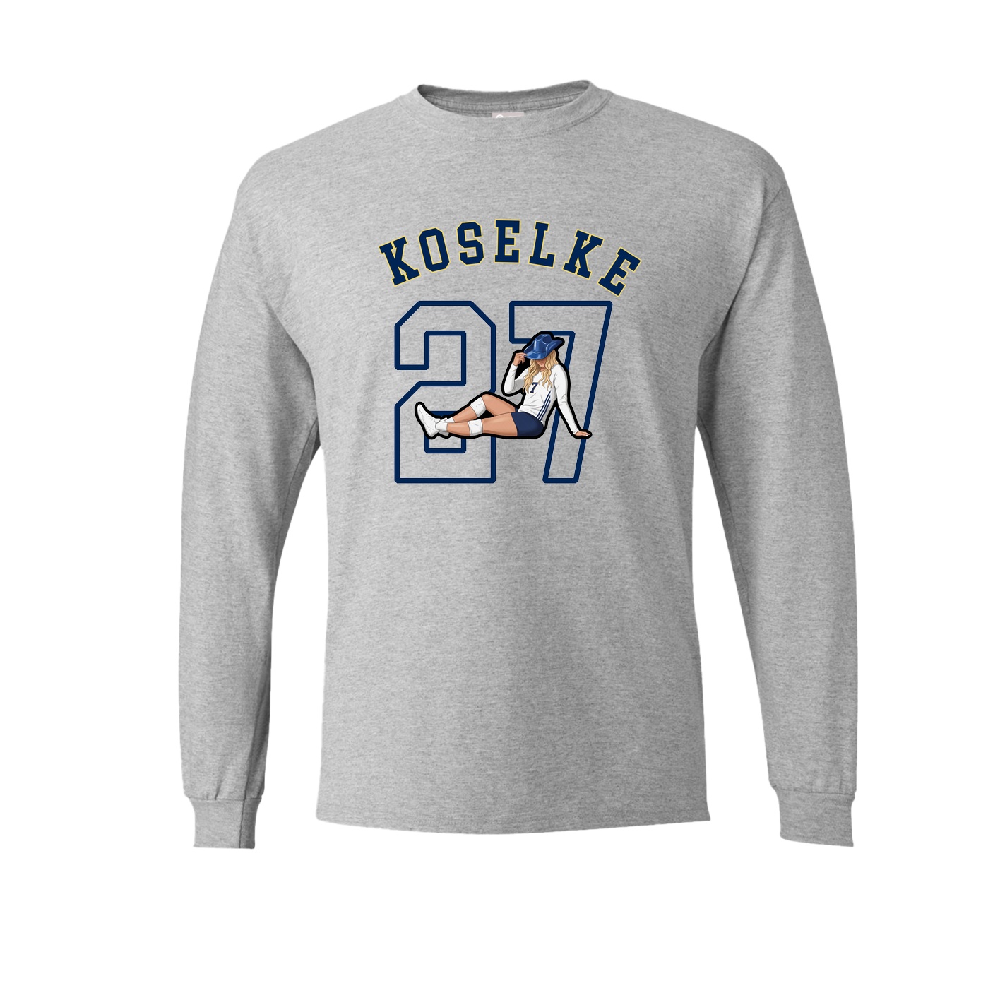 Long Sleeve Tee — Shirsey Arch in Grey