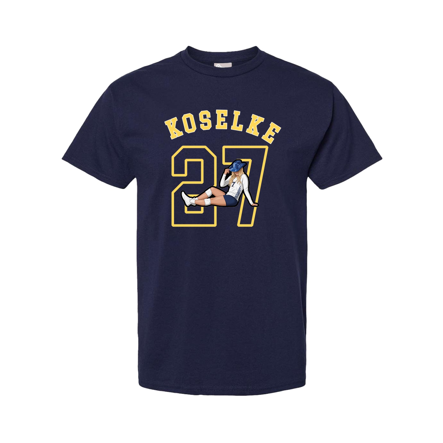Youth Tee — Shirsey Arch in Navy