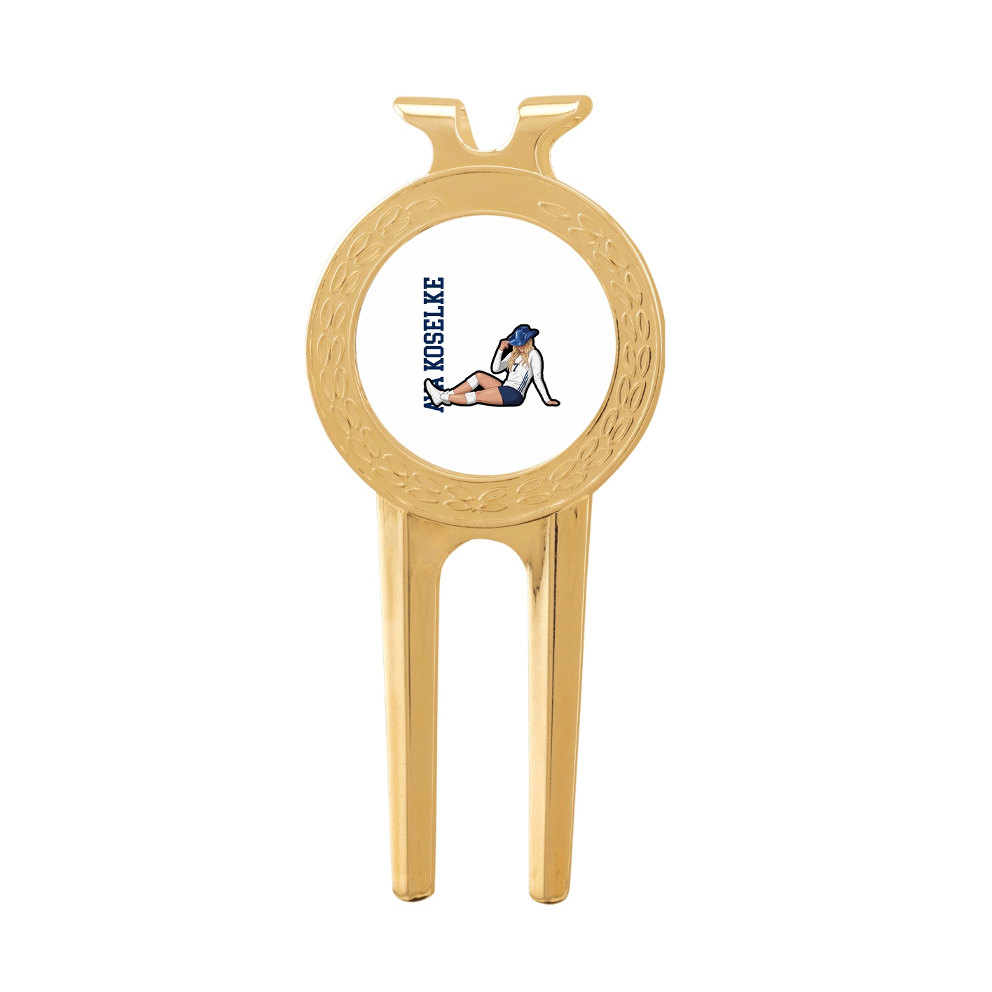 Divot Tool with Ball Marker — Name Vertical in Classic
