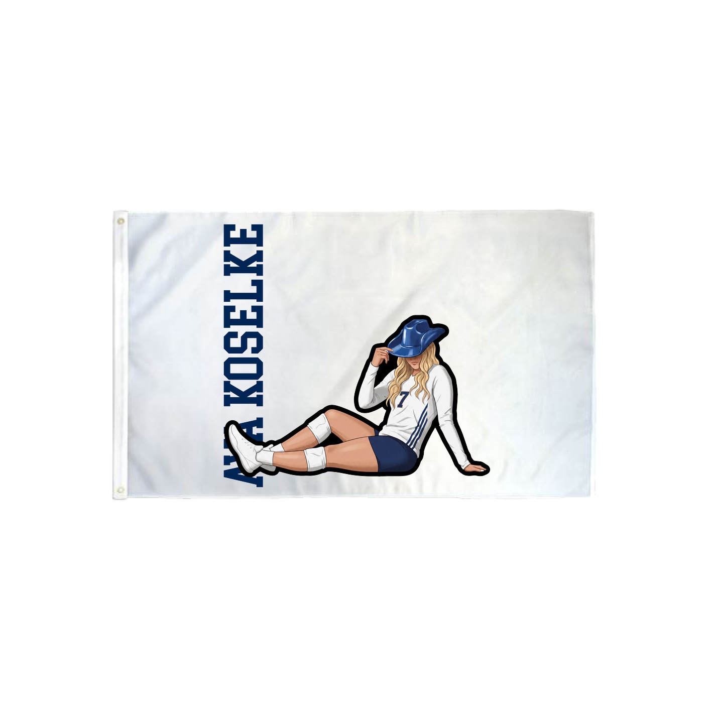 3x5 Flag — Name Vertical in Classic