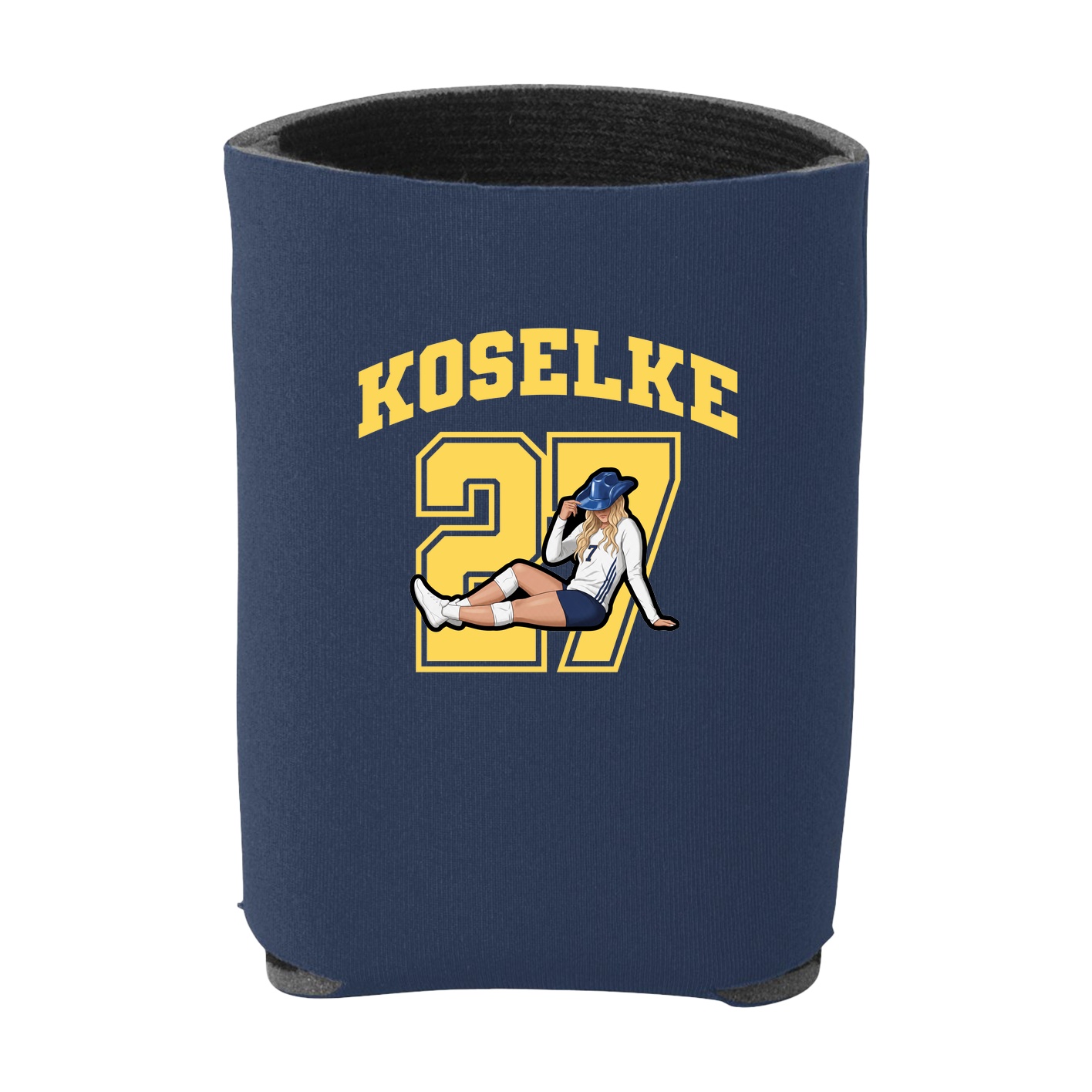 Can Holder — Number in Navy