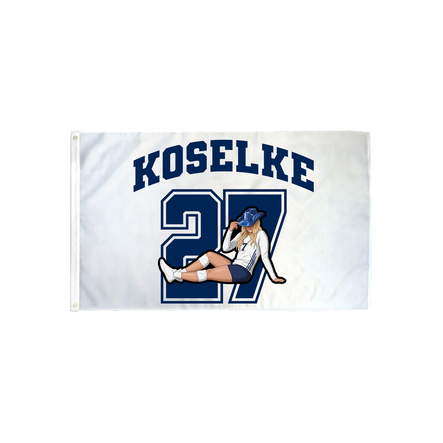3x5 Flag — Number in Classic