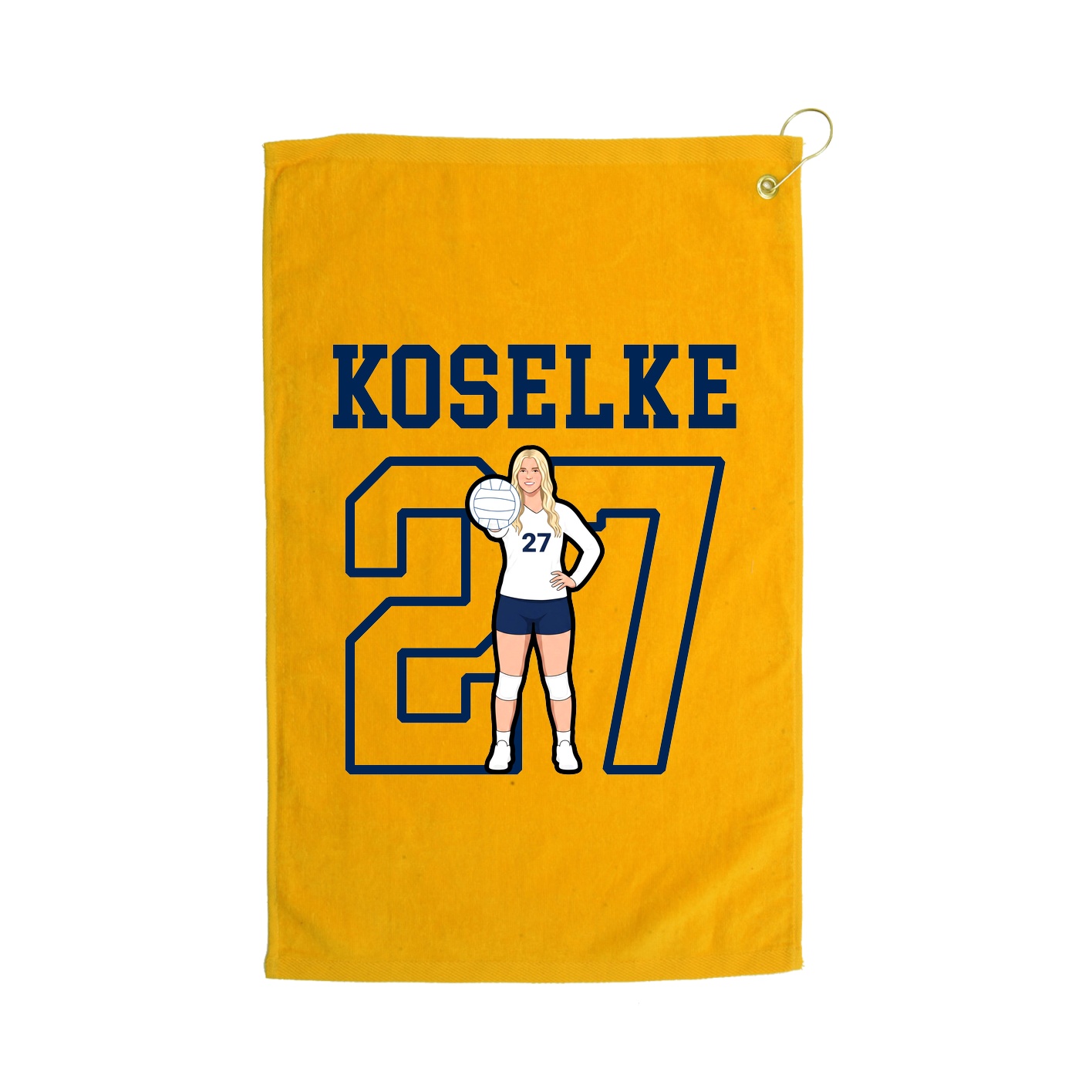 Golf Towel — Shirsey in Gold