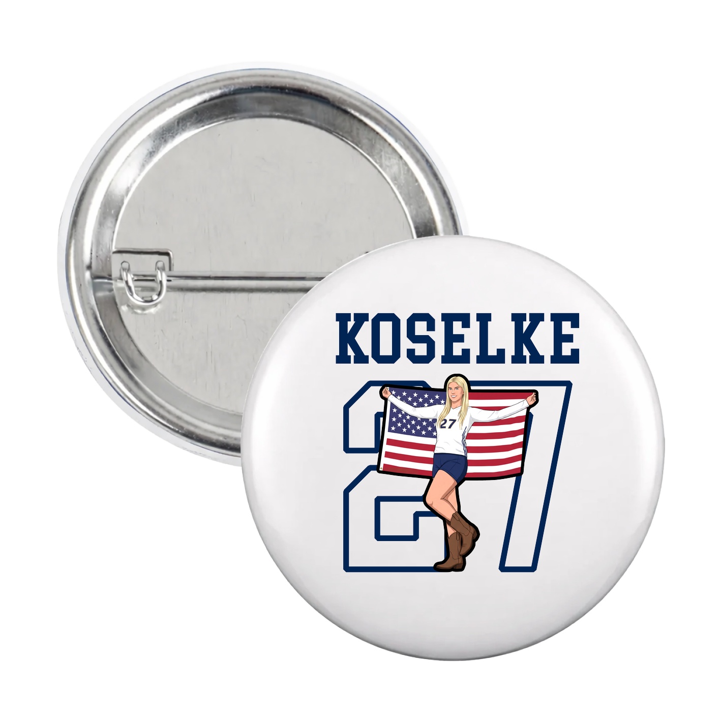Game Day Button — Shirsey in White