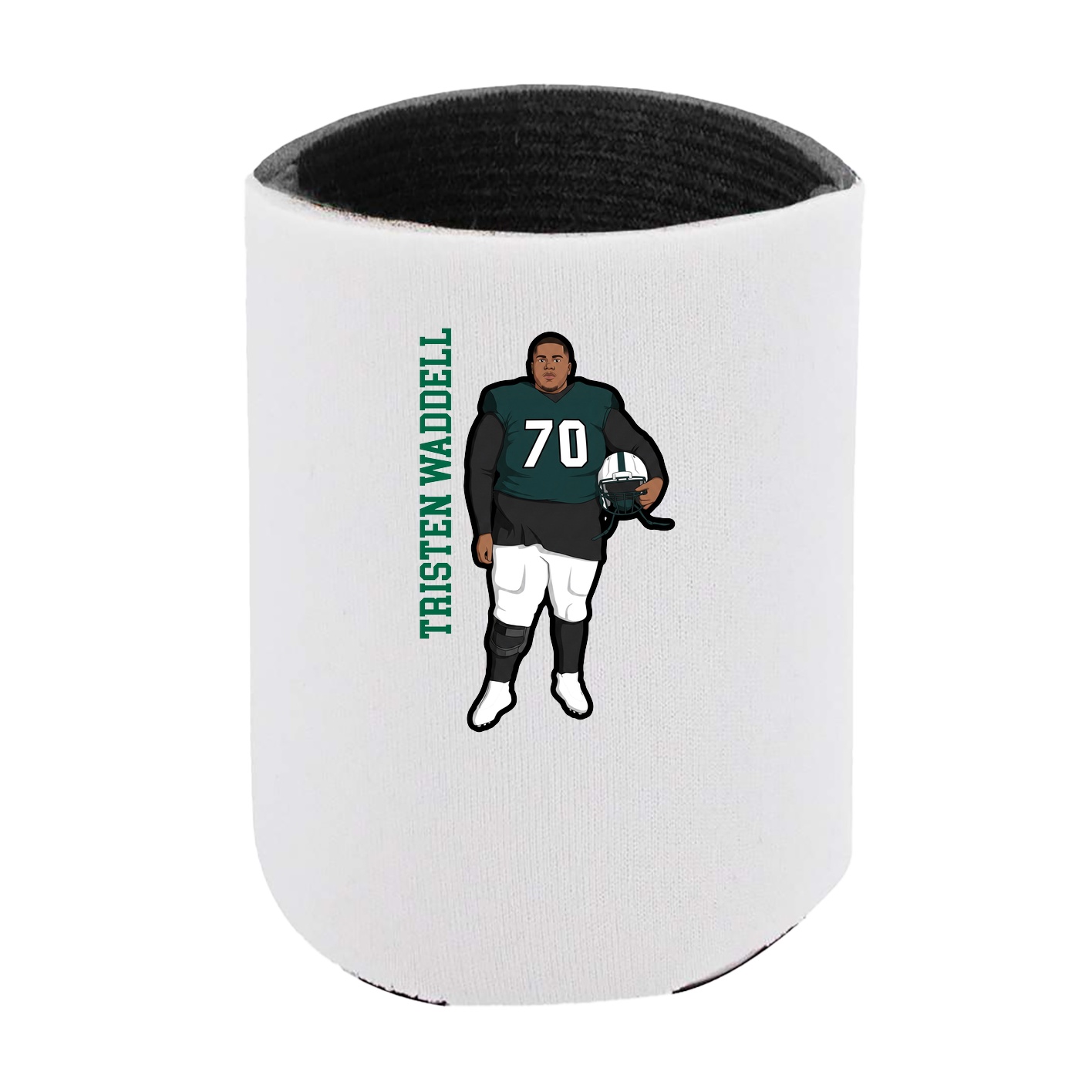 Can Holder — Name Vertical in White
