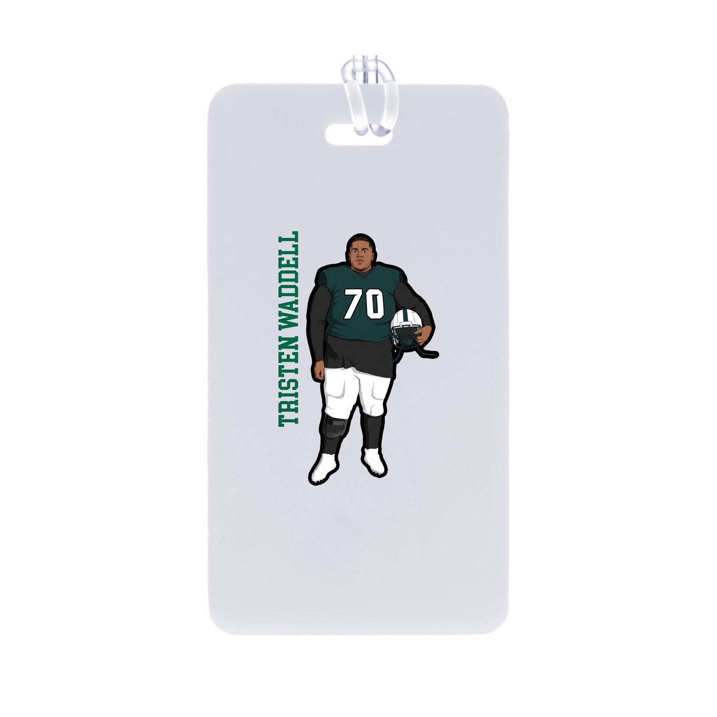 Bag Tag — Name Vertical in Classic