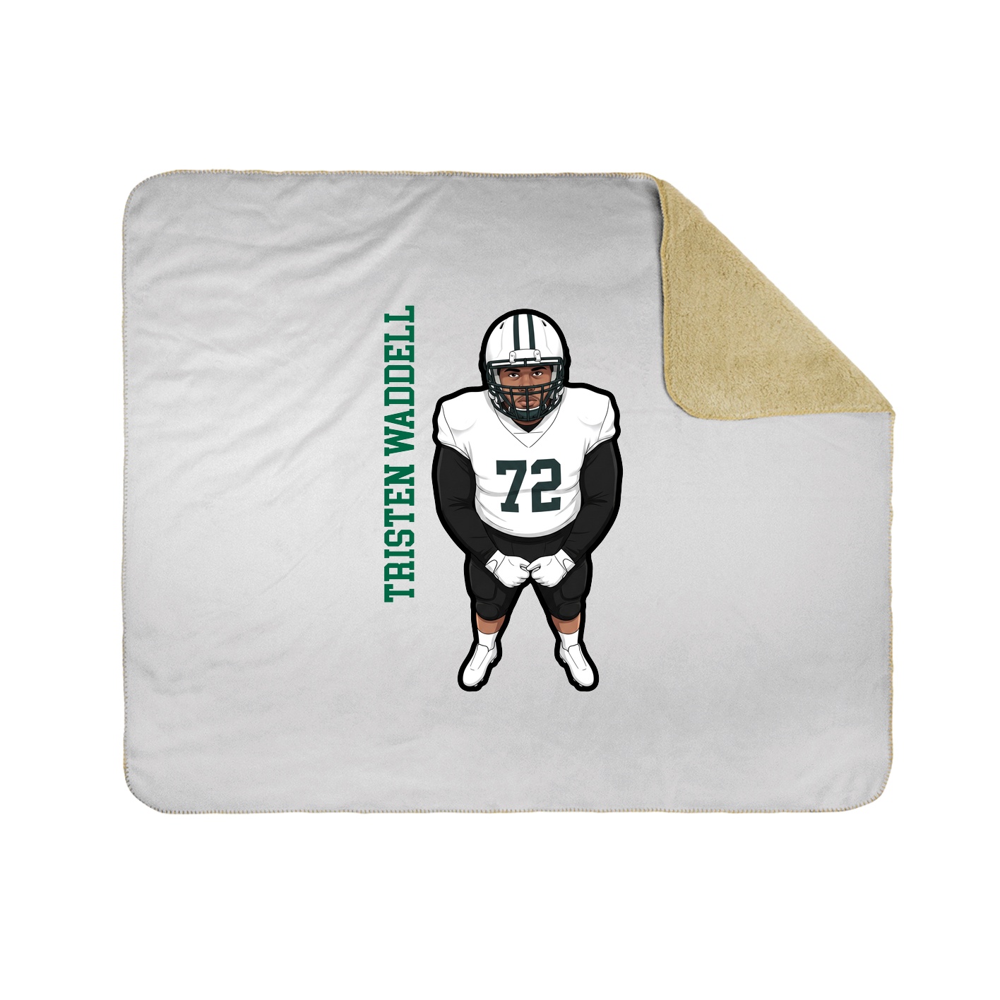 50x60 Sherpa Lined Throw Blanket