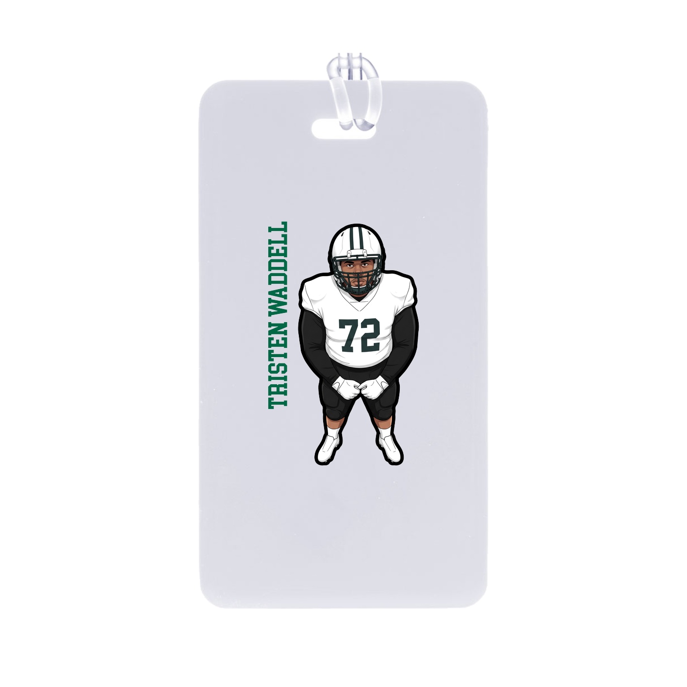 Bag Tag — Name Vertical in Classic