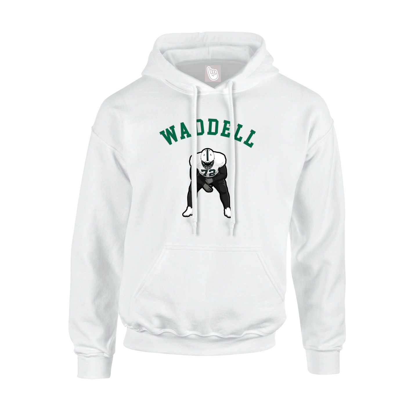 Hoodie — Shirsey Arch in White
