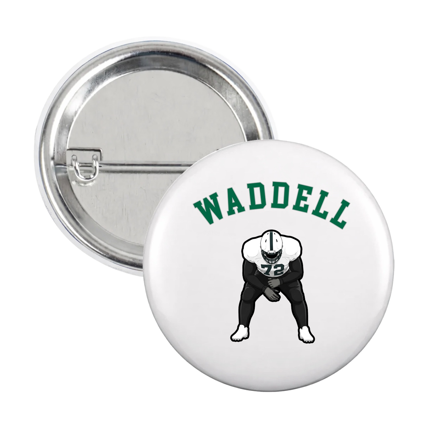 Game Day Button — Shirsey Arch in White