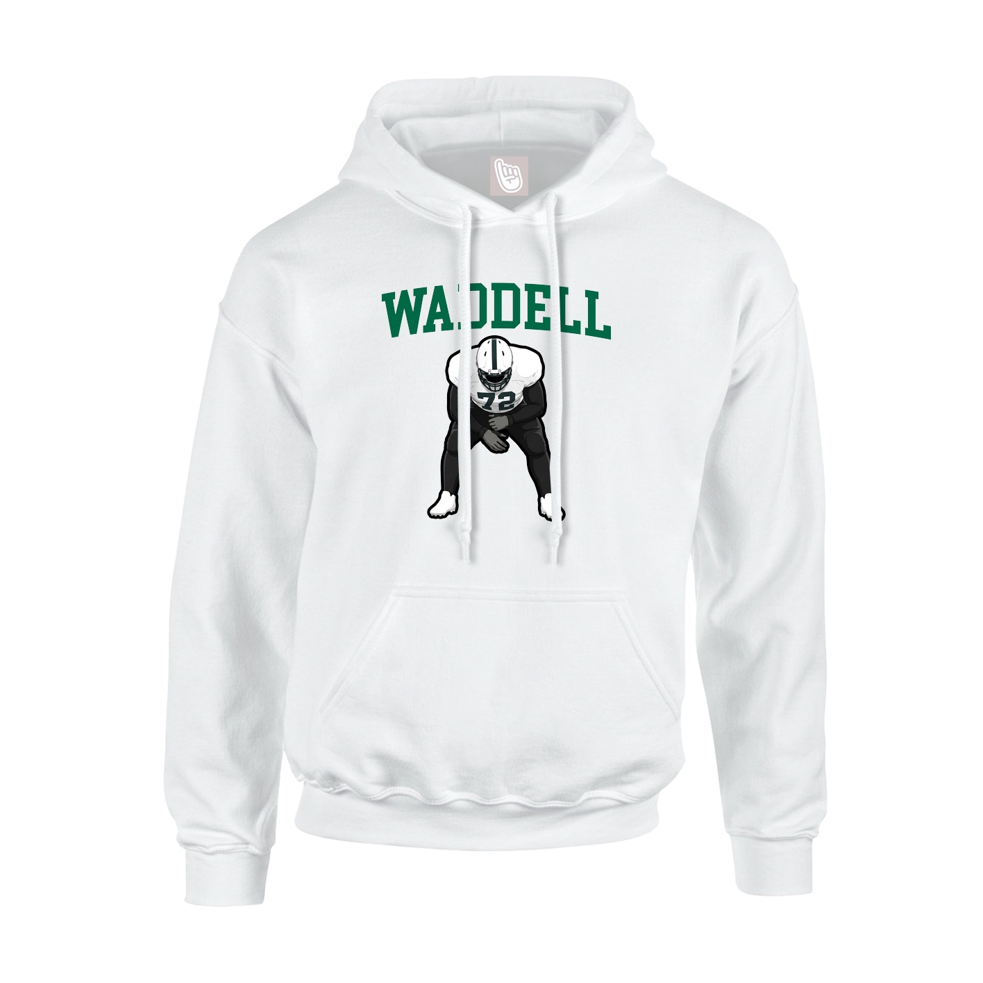 Hoodie — Shirsey in White
