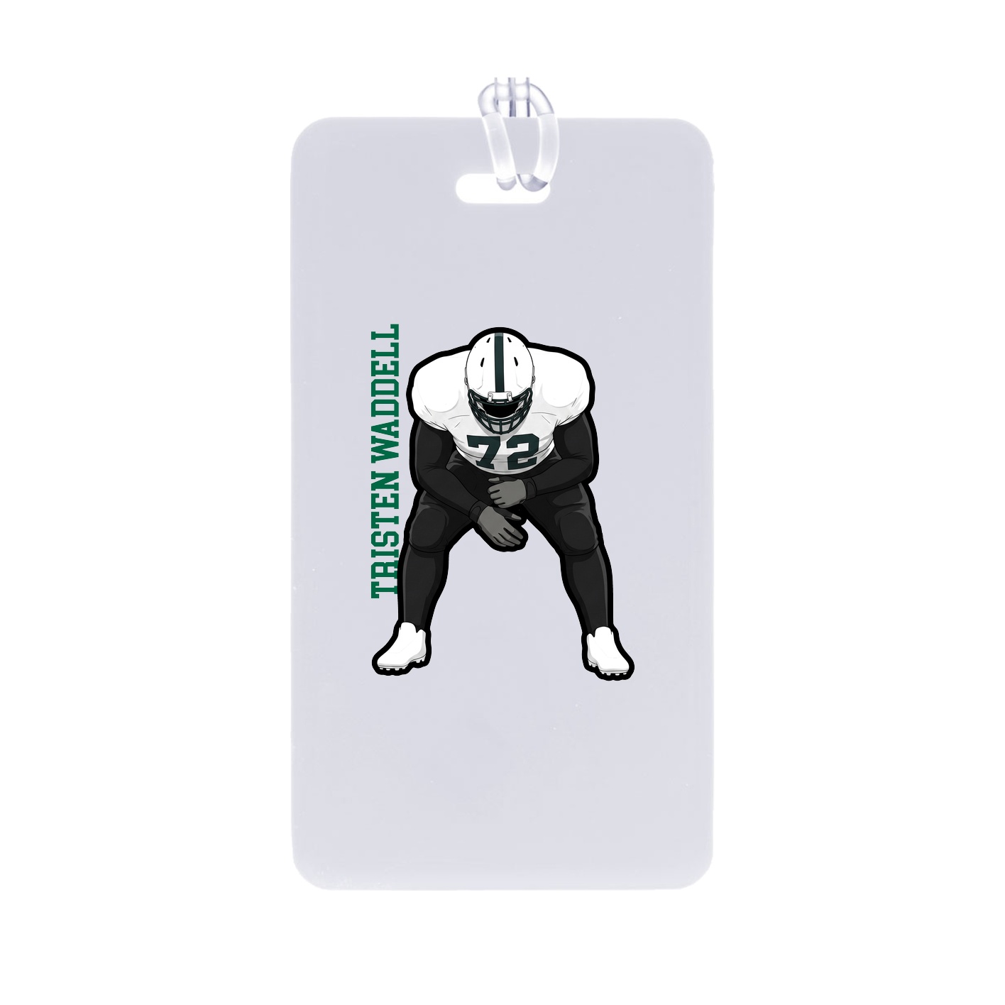 Bag Tag — Name Vertical in Classic