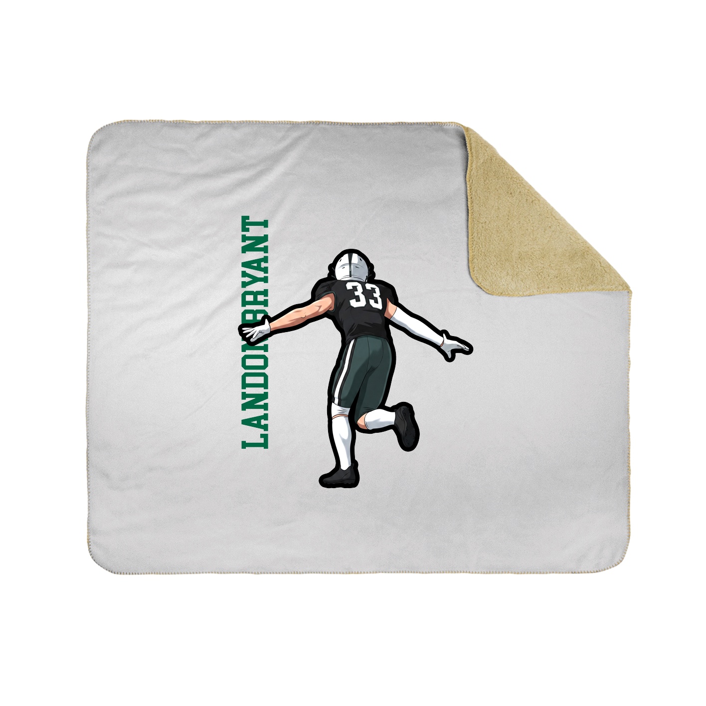 50x60 Sherpa Lined Throw Blanket