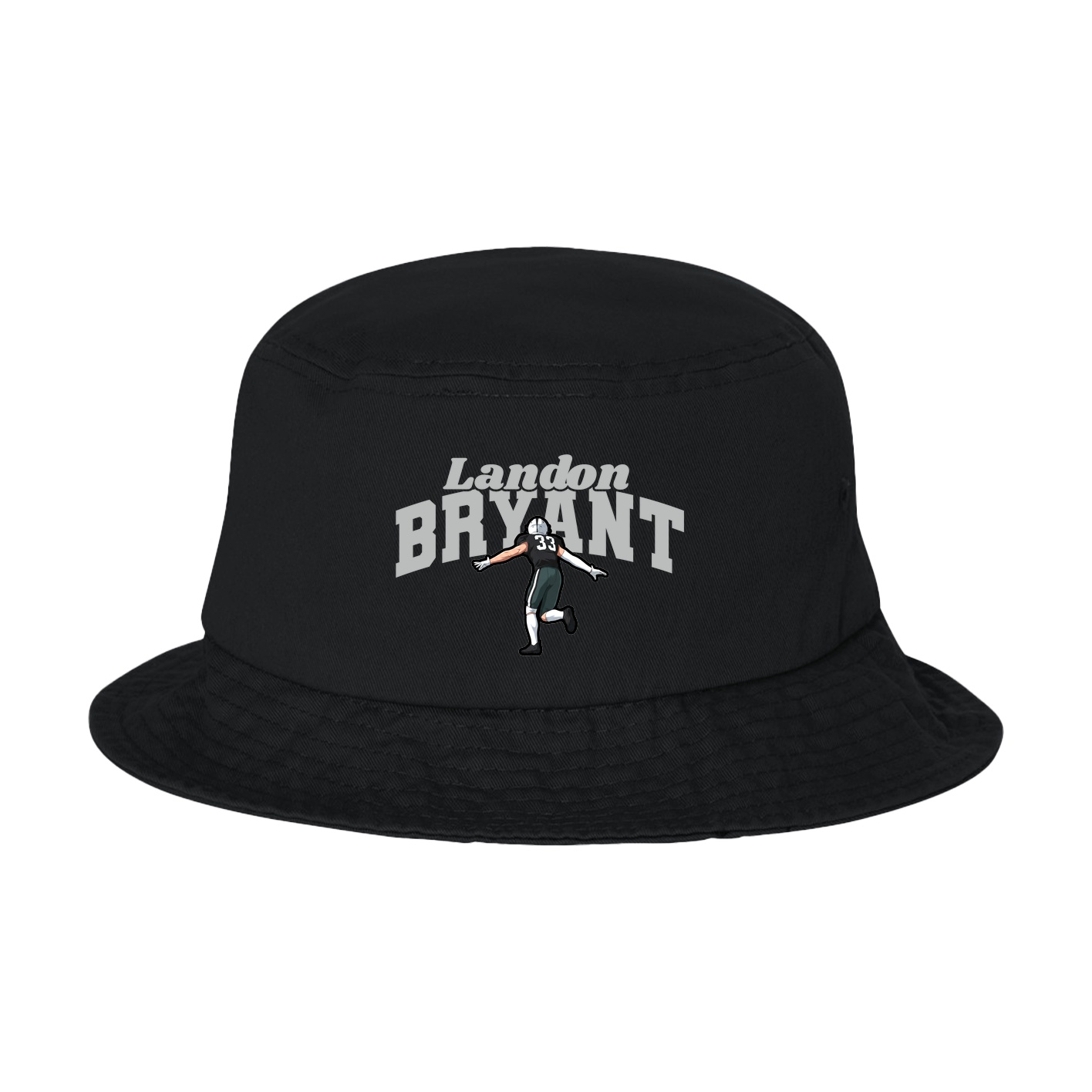 Bucket Cap — Signature Arch in Black