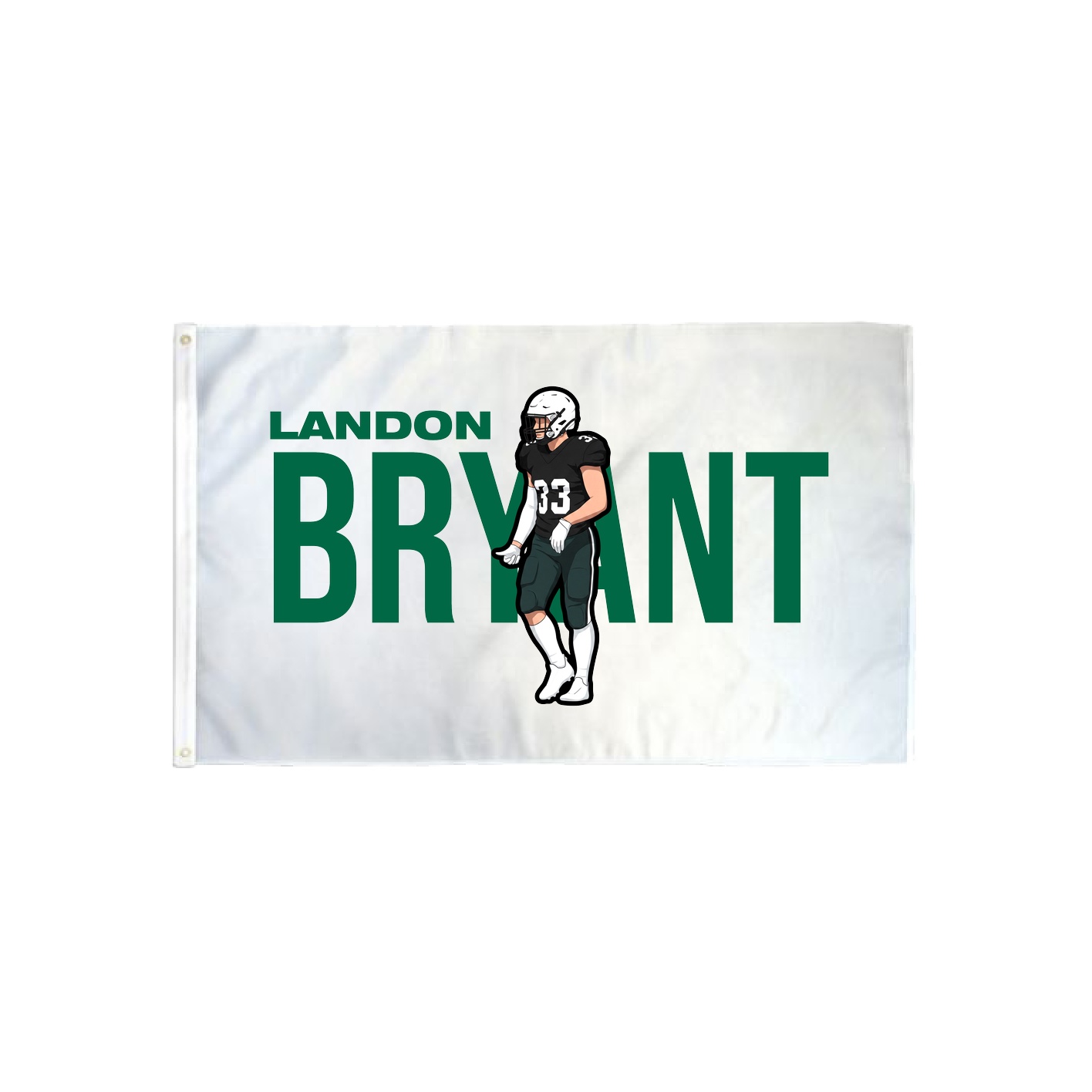 3x5 Flag — Player Name in Classic