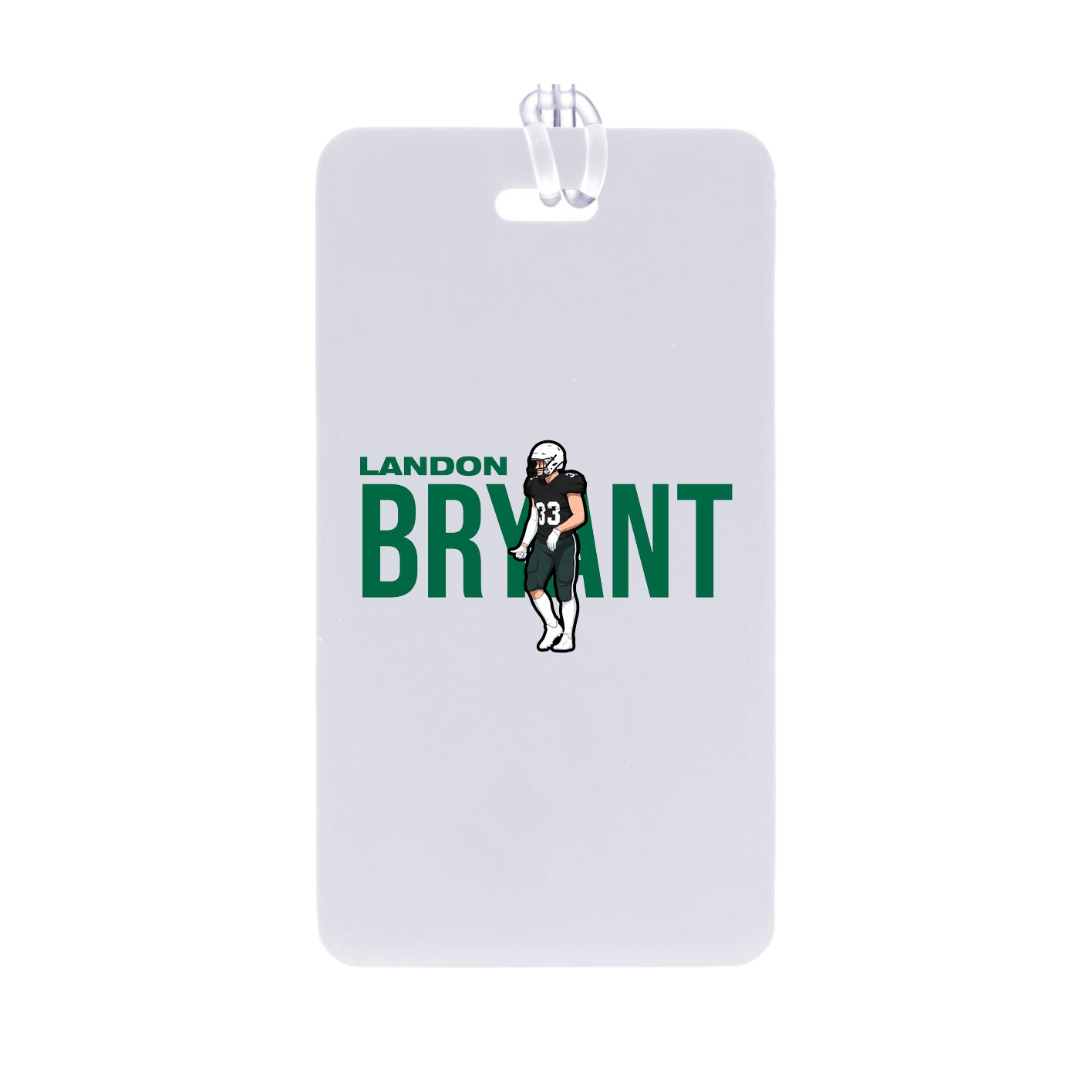 Bag Tag — Player Name in Classic