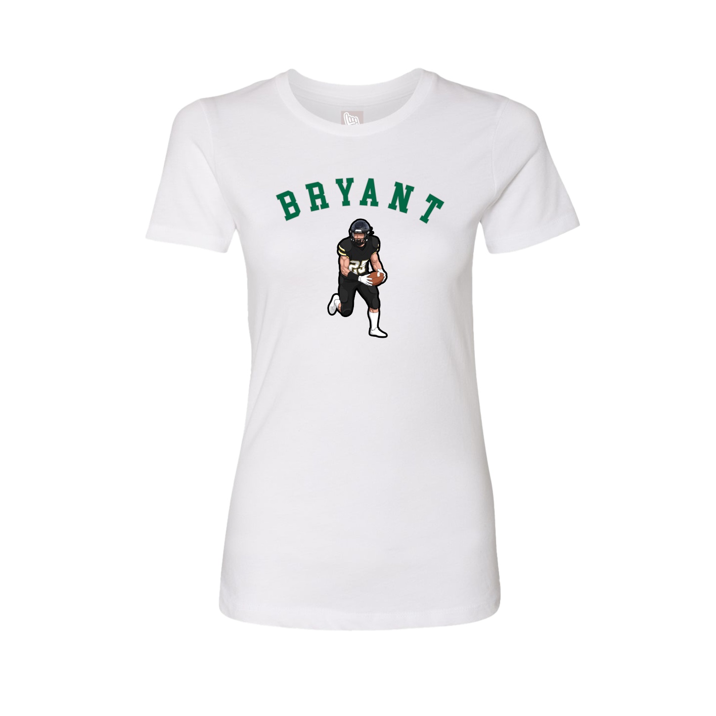 Fitted Women's Tee — Shirsey Arch in White