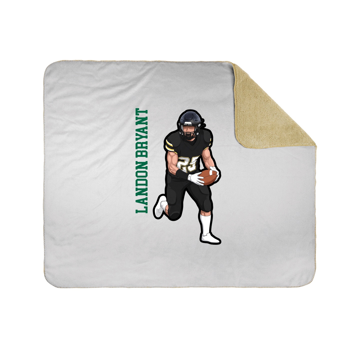 50x60 Sherpa Lined Throw Blanket