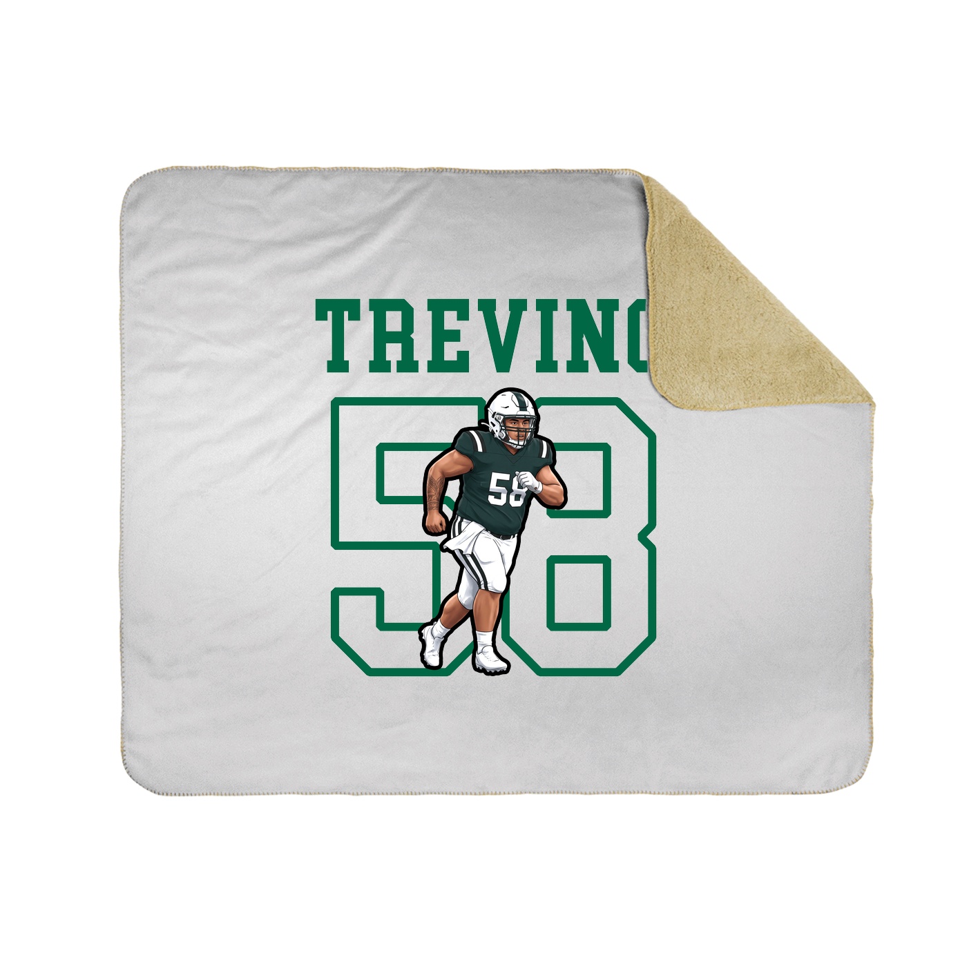 Throw Blanket — Shirsey in White