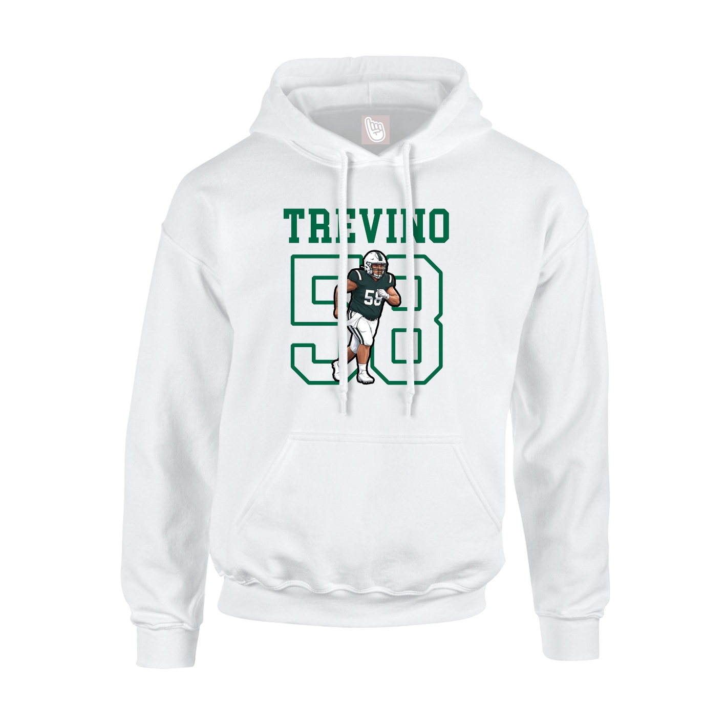 Hoodie — Shirsey in White