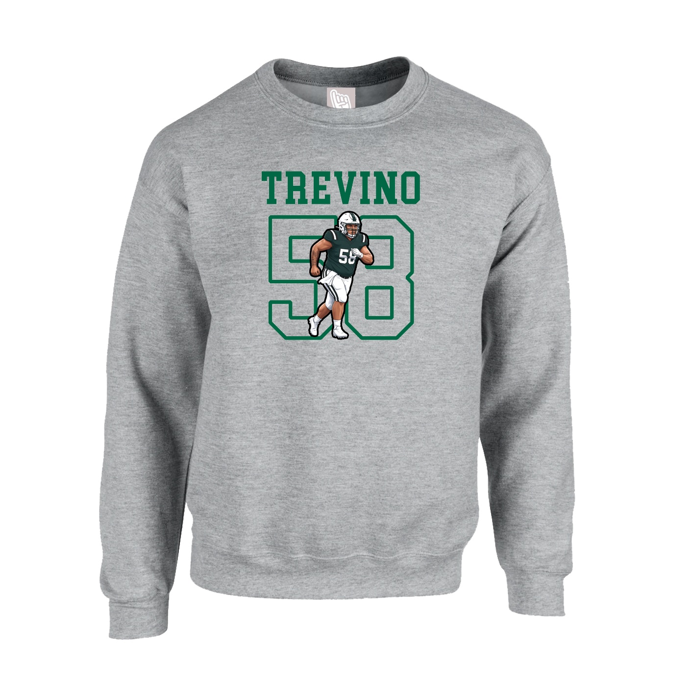 Fleece Crew — Shirsey in Grey