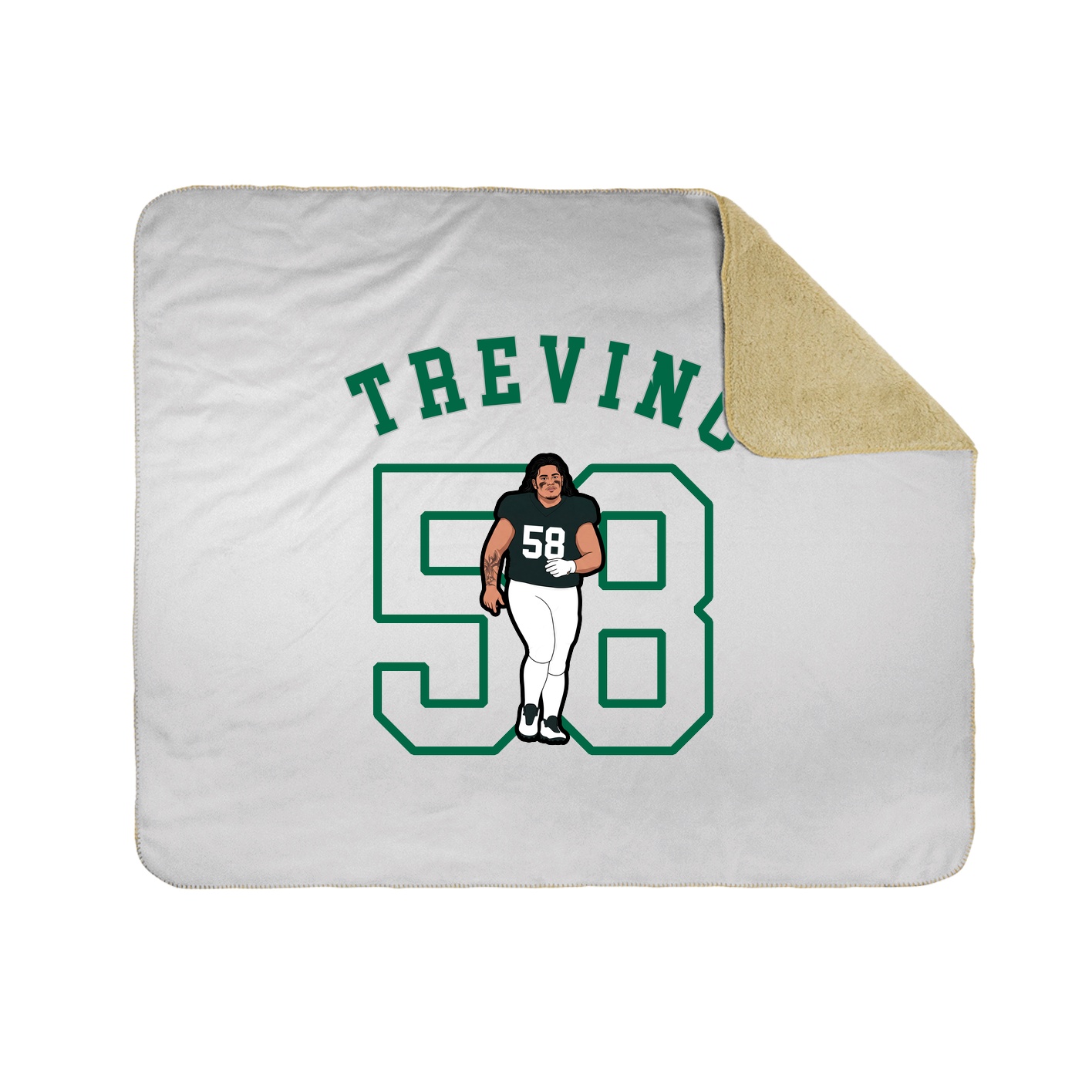 Throw Blanket — Shirsey Arch in White