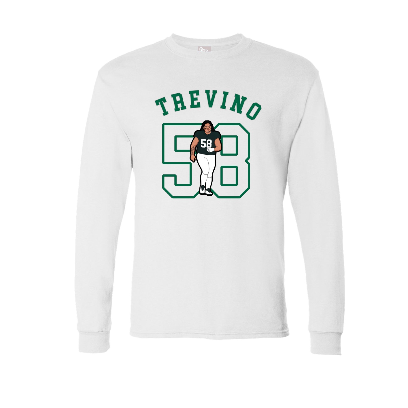 Long Sleeve Tee — Shirsey Arch in White